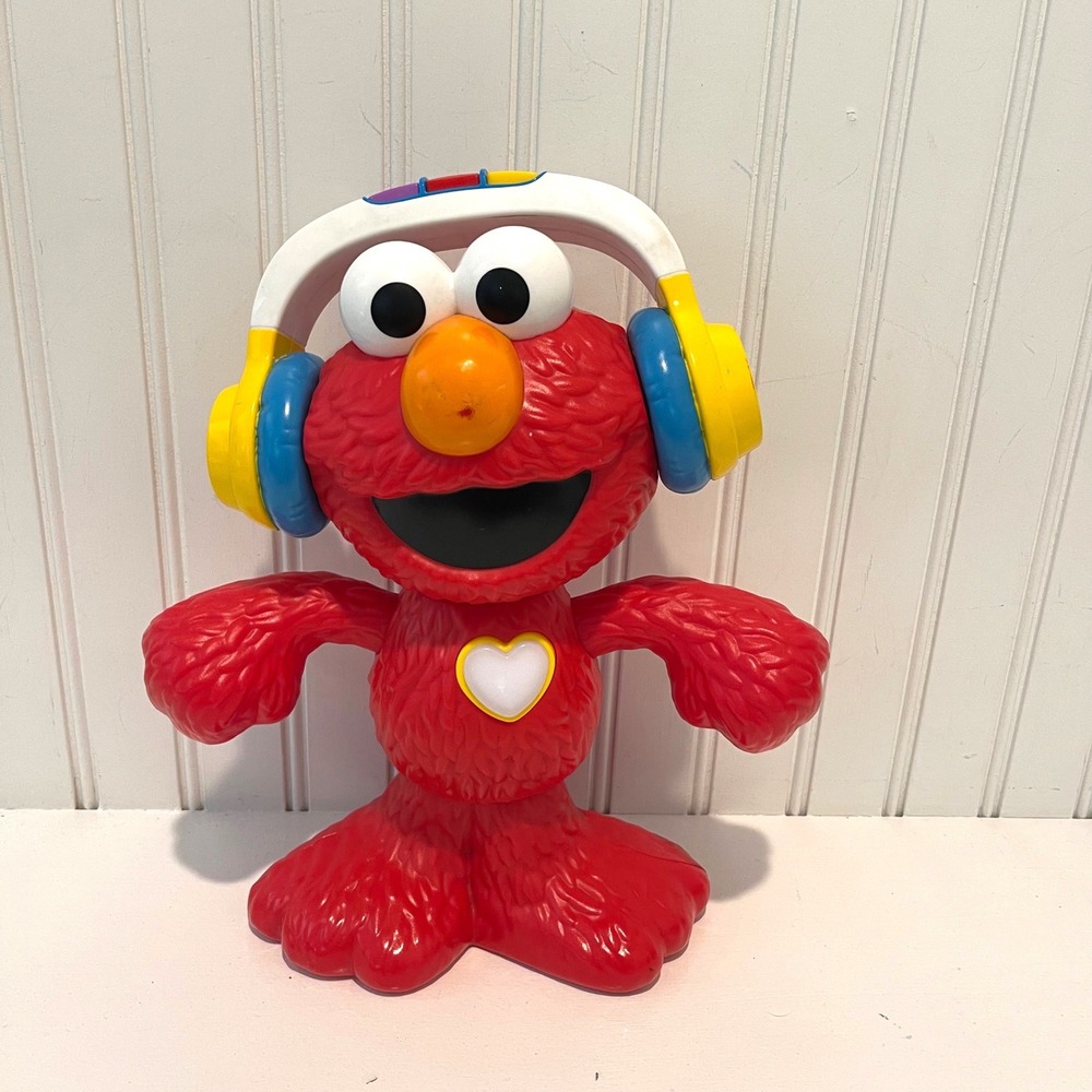 Playskool Sesame Street Lets Rock Elmo Toy Kids Red Musical Light Up Interactive